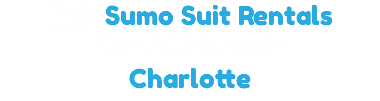 Epic Sumo Suit Rentals for All Sizes in Charlotte